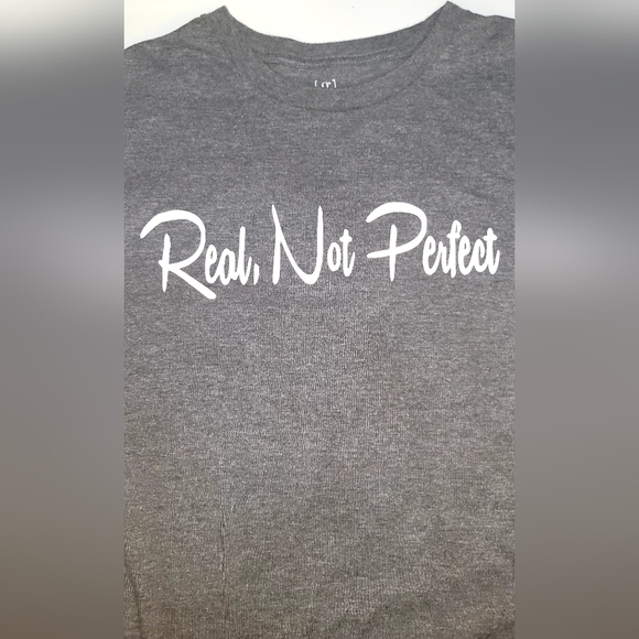 Men's Womens T Shirt Top Short Sleeve Size Large (42-44) Gray - Picture 1 of 5
